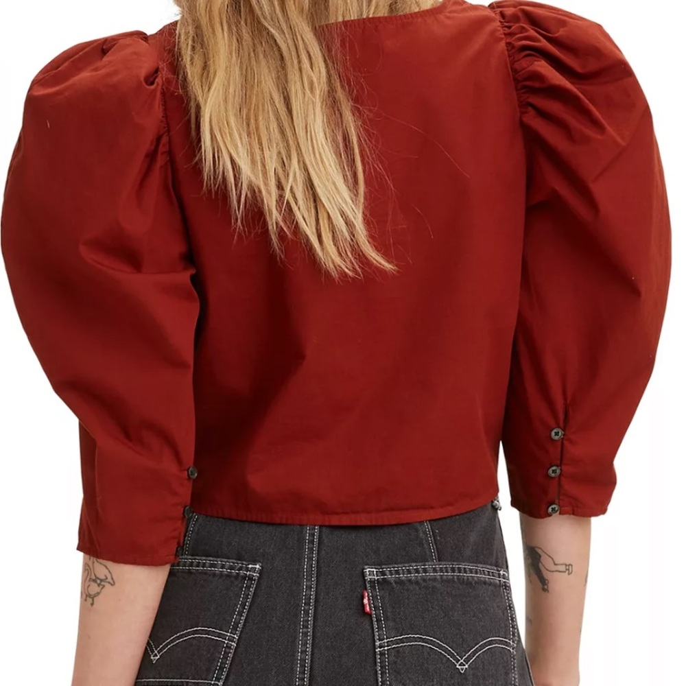 Levi’s Women's Ellora Puff-Sleeve Blouse